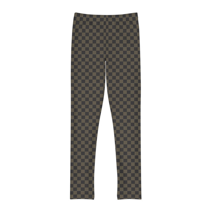 Checked Youth Full-Length Leggings