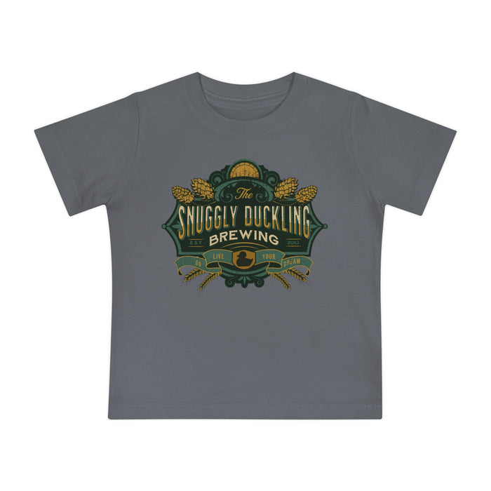 The Snuggly Duckling Brewing Bella Canvas Baby Short Sleeve T-Shirt