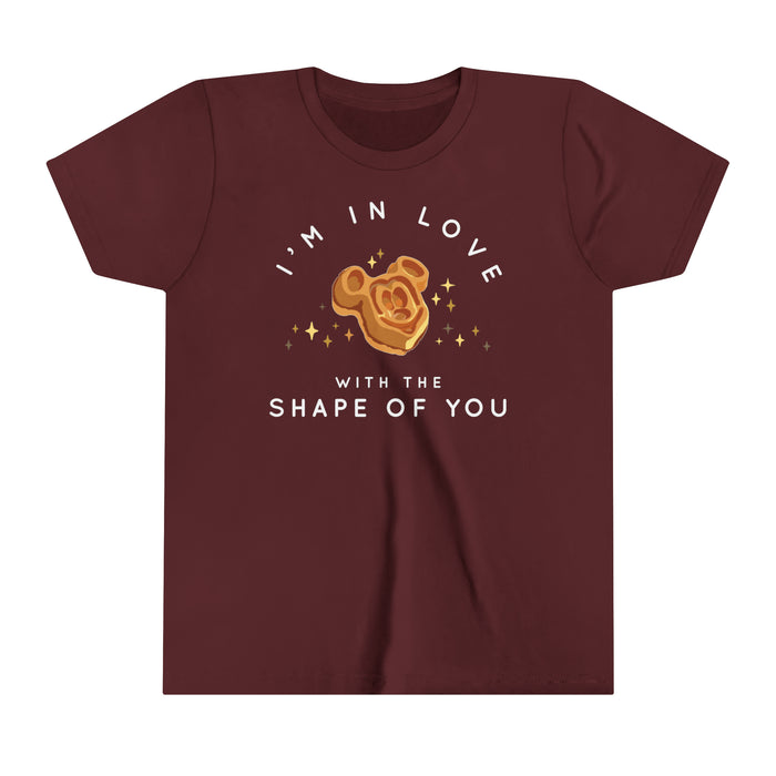 I'm in Love with the Shape of You Bella Canvas Youth Short Sleeve Tee