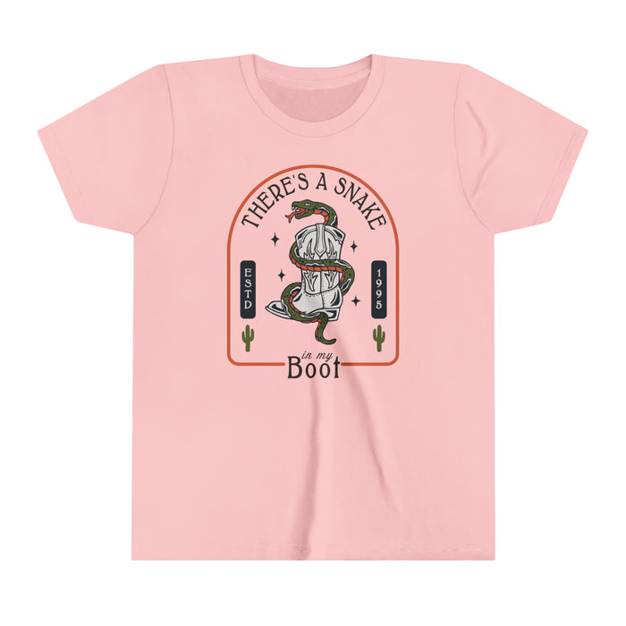 There's A Snake In My Boot Bella Canvas Youth Short Sleeve Tee