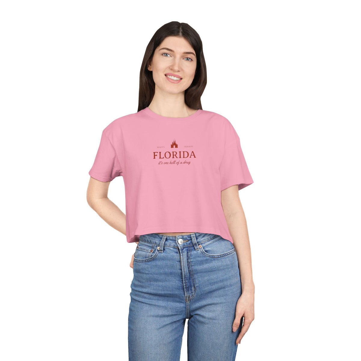 Florida It's One Hell of a Drug Women's Crop Tee