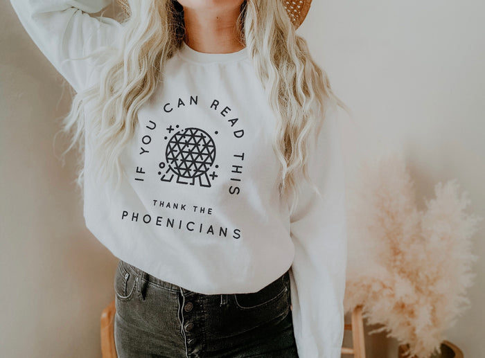 If You Can Read This Thank The Phoenicians Gildan Unisex Heavy Blend™ Crewneck Sweatshirt