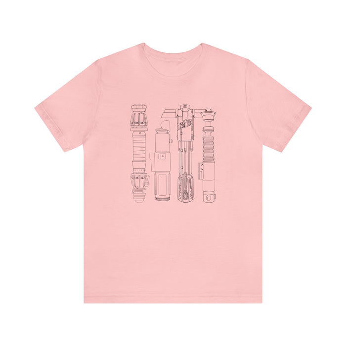 Lightsabers Bella Canvas Unisex Jersey Short Sleeve Tee