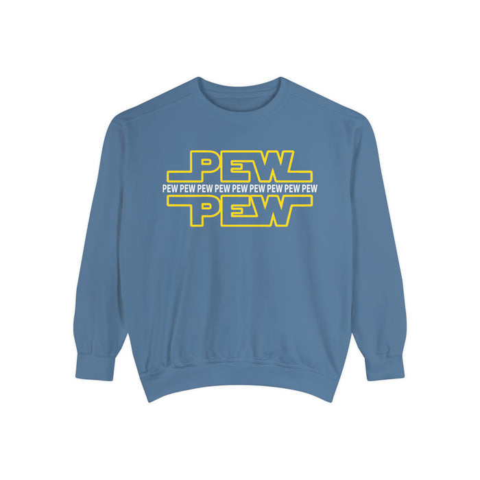 PEW PEW PEW Comfort Colors Unisex Garment-Dyed Sweatshirt