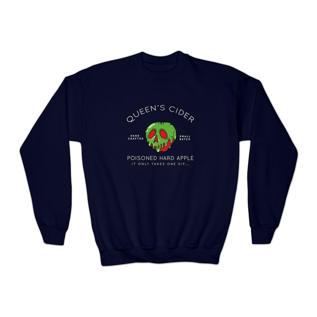 Queen’s Cider Gildan Youth Crewneck Sweatshirt