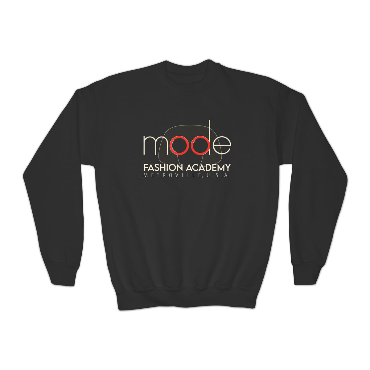 Mode Fashion Academy Gildan Youth Crewneck Sweatshirt