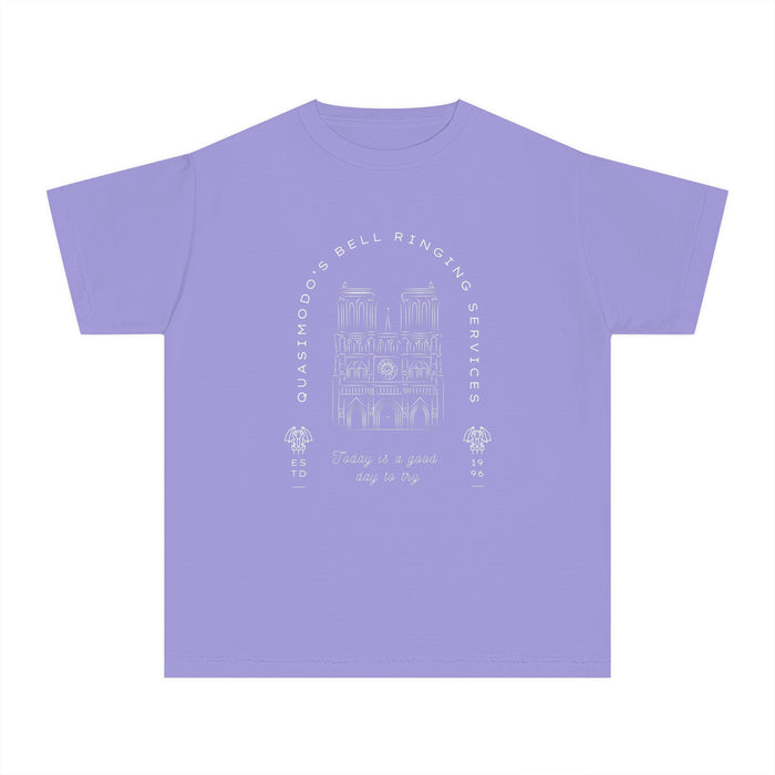 Quasimodo's Bell Ringing Services Comfort Colors Youth Midweight Tee