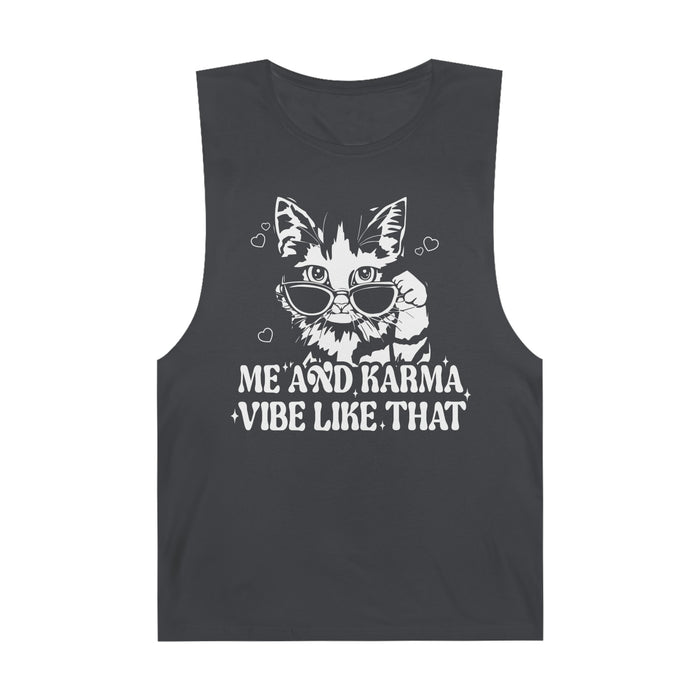 Me And Karma Vibe Like That AS Colour Unisex Barnard Tank