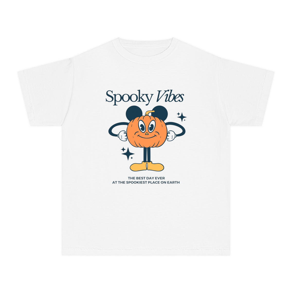 Spooky Vibes Comfort Colors Youth Midweight Tee