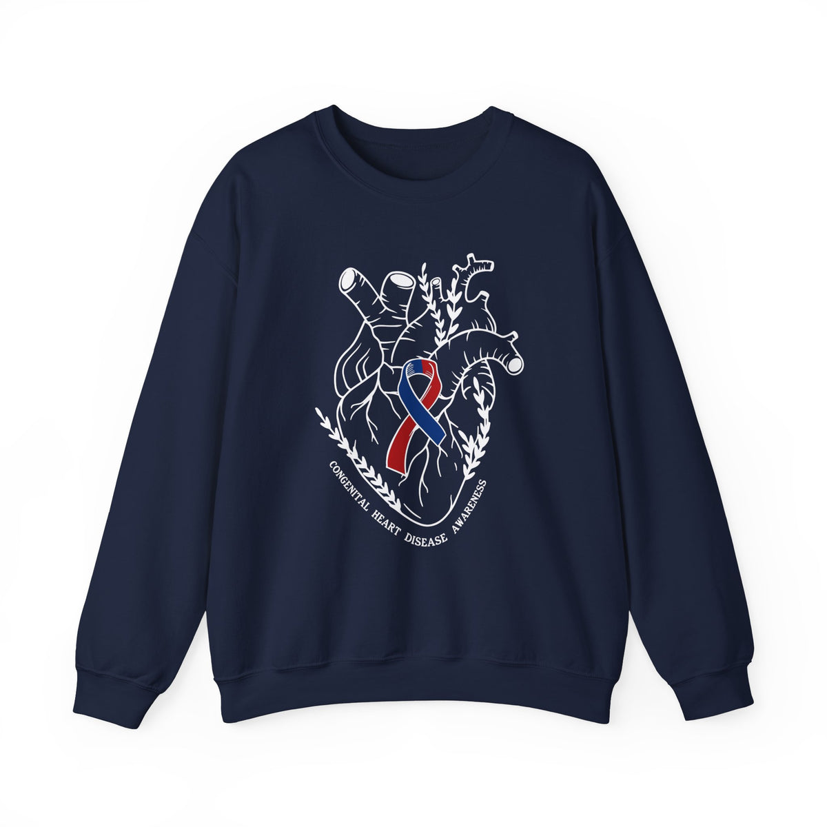 Congenital Heart Disease Awareness Gildan Unisex Heavy Blend™ Crewneck Sweatshirt