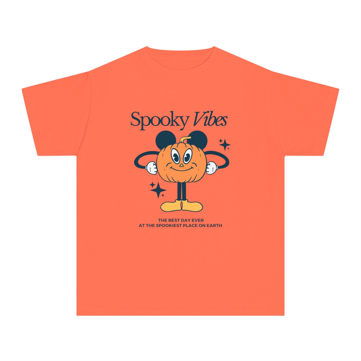 Spooky Vibes Comfort Colors Youth Midweight Tee