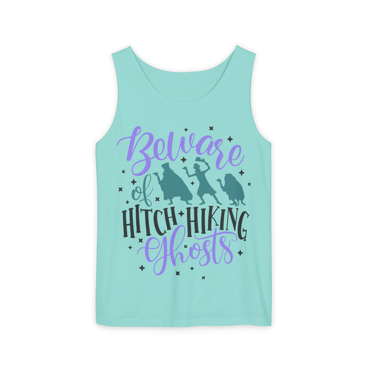 Beware of Hitchhiking Ghosts Unisex Comfort Colors Garment-Dyed Tank Top