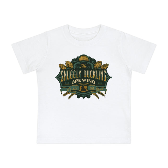 The Snuggly Duckling Brewing Bella Canvas Baby Short Sleeve T-Shirt