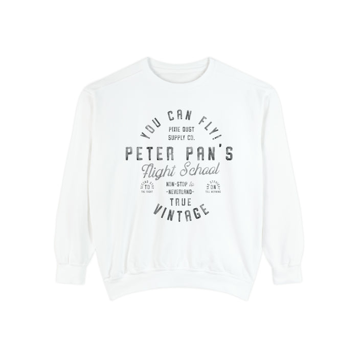 Pan's Flight School Comfort Colors Unisex Garment-Dyed Sweatshirt