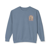 The Spookiest Place on Earth 1955 Unisex Lightweight Comfort Colors Crewneck Sweatshirt