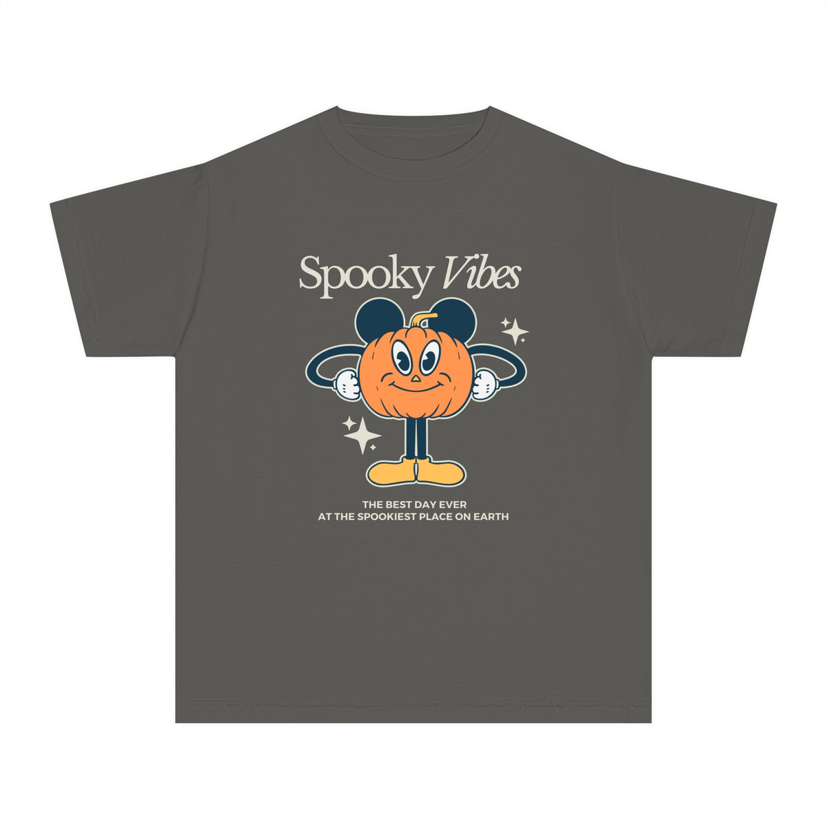 Spooky Vibes Comfort Colors Youth Midweight Tee