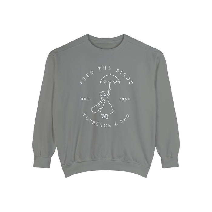 Feed The Birds Comfort Colors Unisex Garment-Dyed Sweatshirt