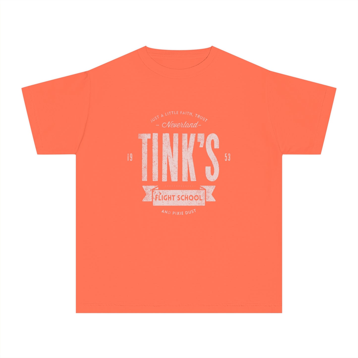 Tink's Flight School Comfort Colors Youth Midweight Tee