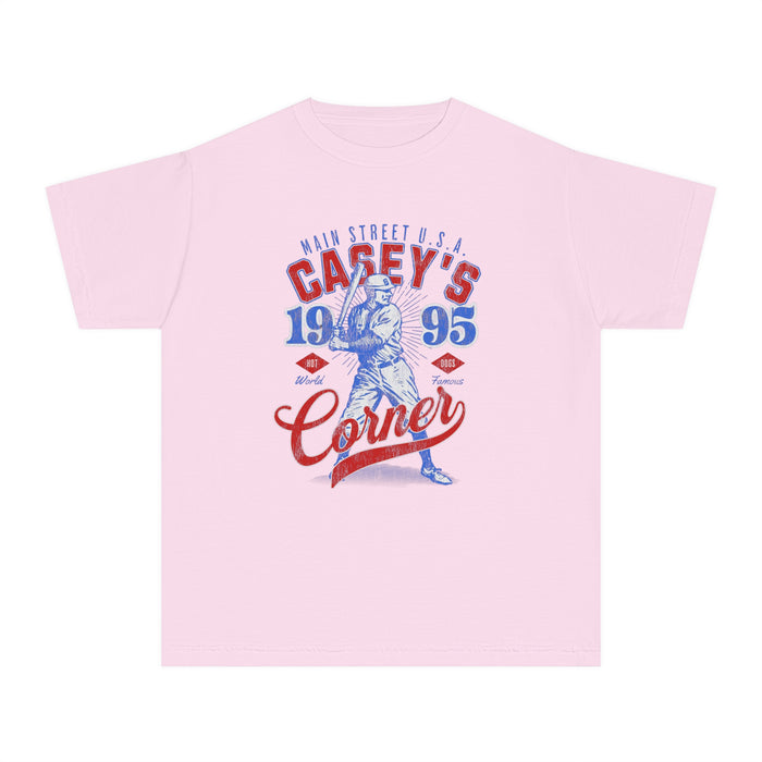 Casey’s Corner Distressed Comfort Colors Youth Midweight Tee