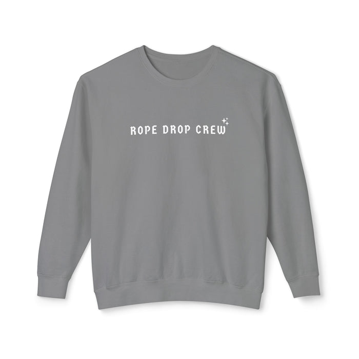 Rope Drop Crew Unisex Lightweight Comfort Colors Crewneck Sweatshirt