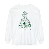 It's The Most Magical Time of the Year Castle Comfort Colors Unisex Garment-dyed Long Sleeve T-Shirt