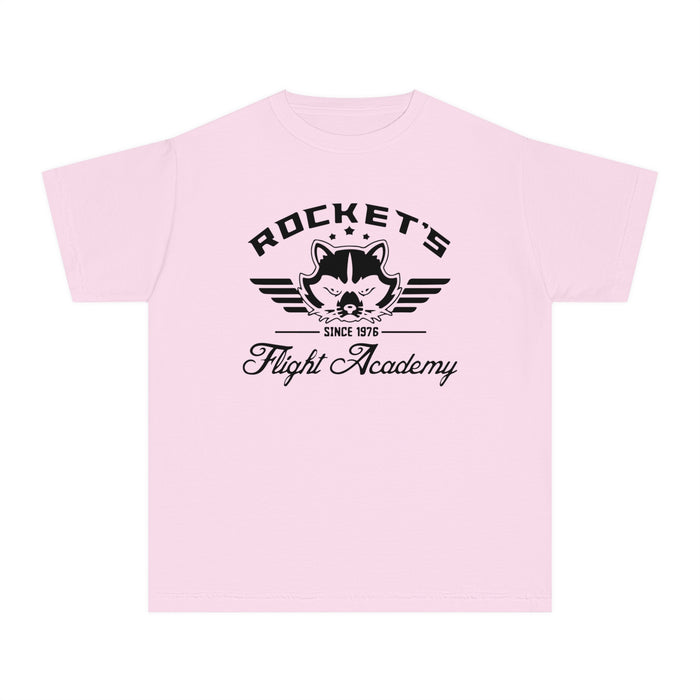 Rocket's Flight Academy Comfort Colors Youth Midweight Tee