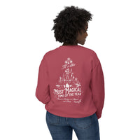 It's The Most Magical Time of the Year Castle Unisex Lightweight Comfort Colors Crewneck Sweatshirt