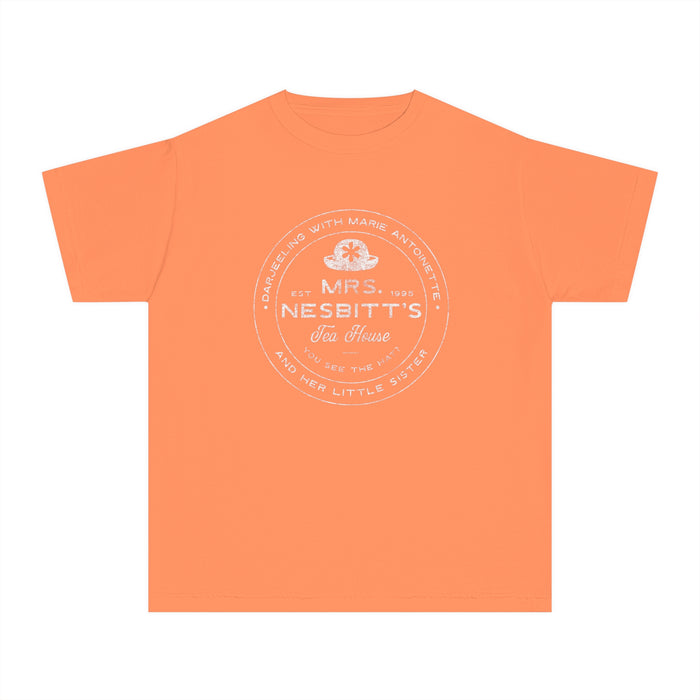 Mrs. Nesbitt’s Tea House Comfort Colors Youth Midweight Tee