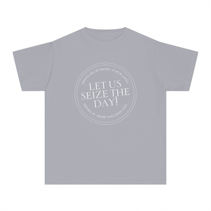 Let Us Seize The Day Comfort Colors Youth Midweight Tee