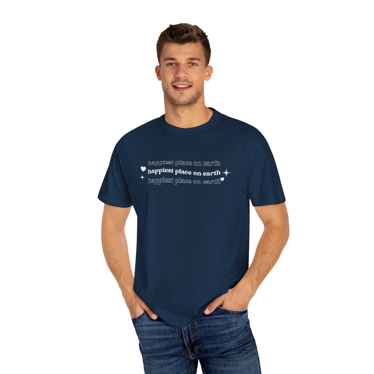 The Happiest Place On Earth Comfort Colors Unisex Garment-Dyed T-shirt