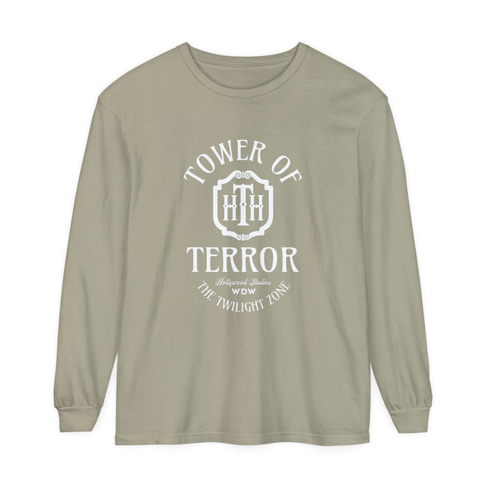 Tower Of Terror Comfort Colors Unisex Garment-dyed Long Sleeve T-Shirt