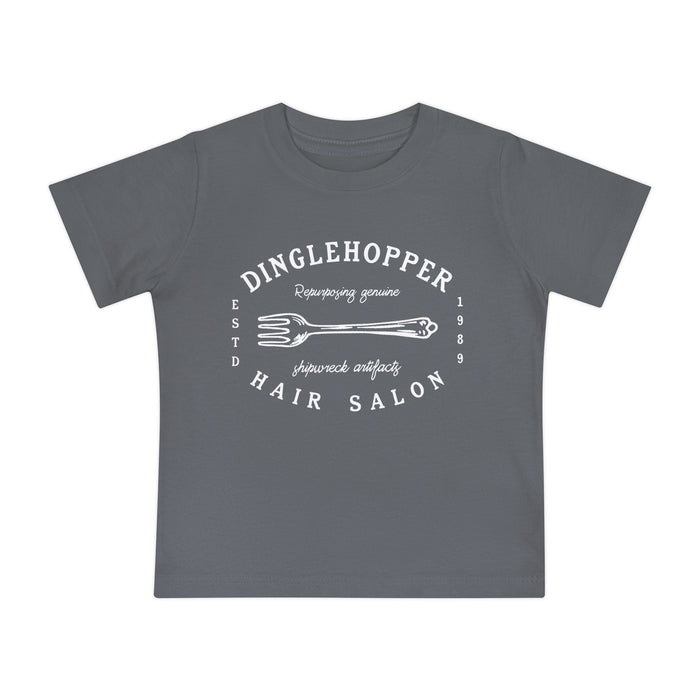 Dinglehopper Hair Salon Bella Canvas Baby Short Sleeve T-Shirt