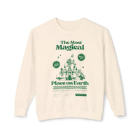 The Most Magical Place on Earth Unisex Lightweight Comfort Colors Crewneck Sweatshirt