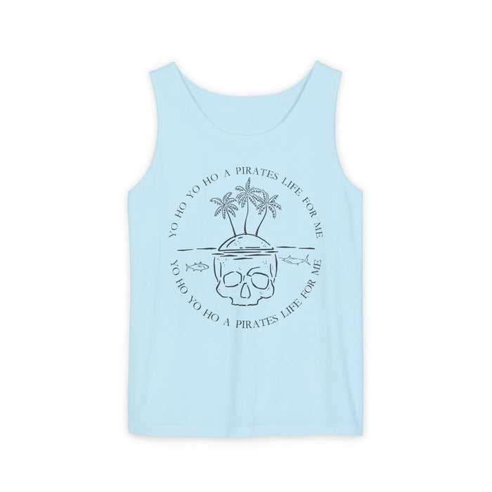 Yo Ho A Pirates Life For Me Unisex Comfort Colors Garment-Dyed Tank Top