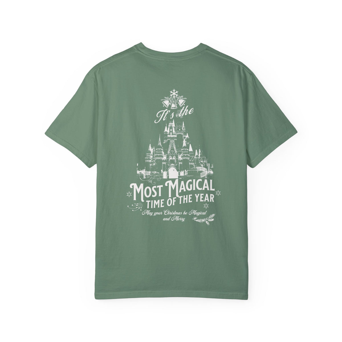 It's The Most Magical Time of the Year Castle Comfort Colors Unisex Garment-dyed Long Sleeve T-Shirt