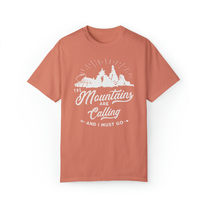 The Mountains Are Calling Comfort Colors Unisex Garment-Dyed T-shirt