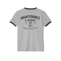 Hollywood Tower Hotel Maintenance & Repairs Next Level Unisex Cotton Ringer T-Shirt