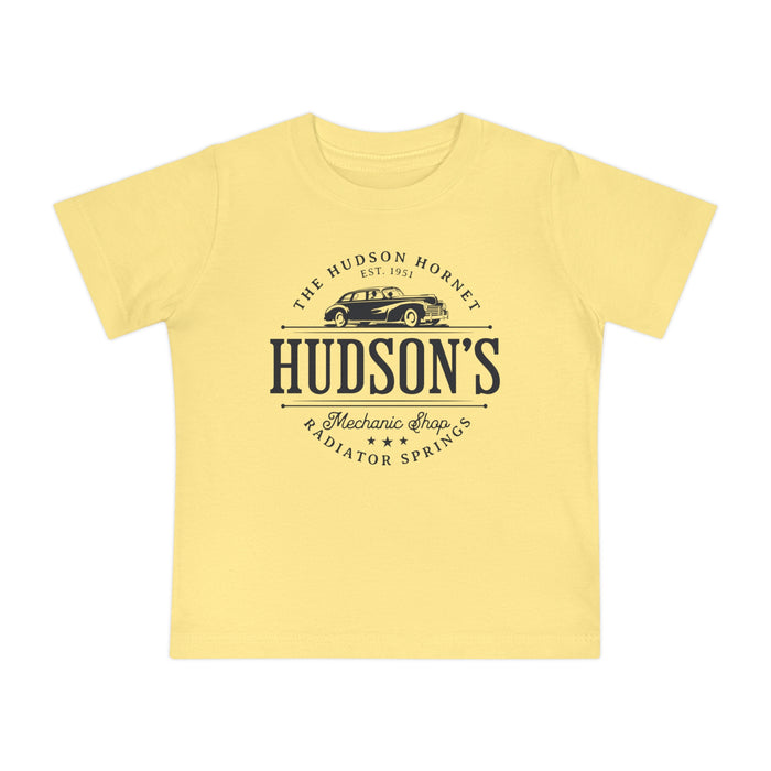 Hudson's Mechanic Shop Bella Canvas Baby Short Sleeve T-Shirt