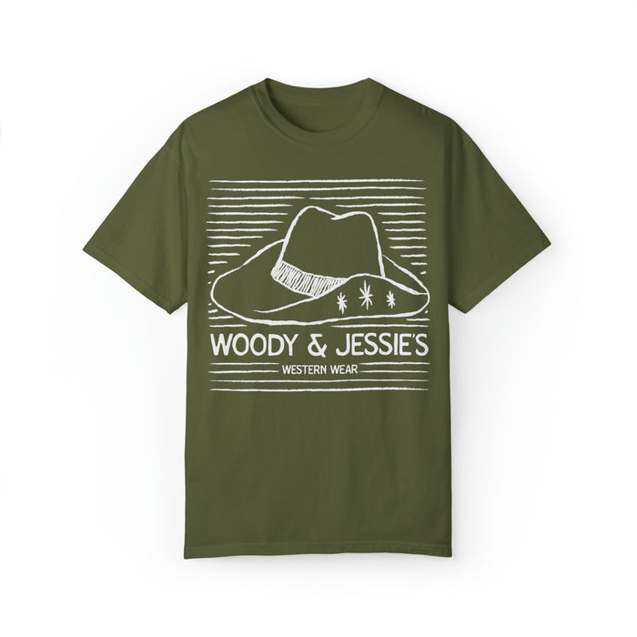 Woody & Jessie's Western Wear Comfort Colors Unisex Garment-Dyed T-shirt