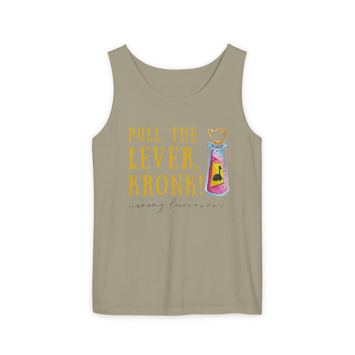 Pull The Lever Kronk Unisex Comfort Colors Garment-Dyed Tank Top