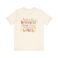 Think of the Happiest Things Bella Canvas Unisex Jersey Short Sleeve Tee