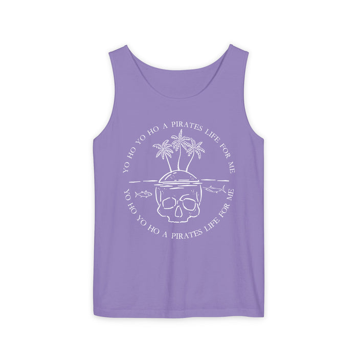 Yo Ho A Pirates Life For Me Unisex Comfort Colors Garment-Dyed Tank Top