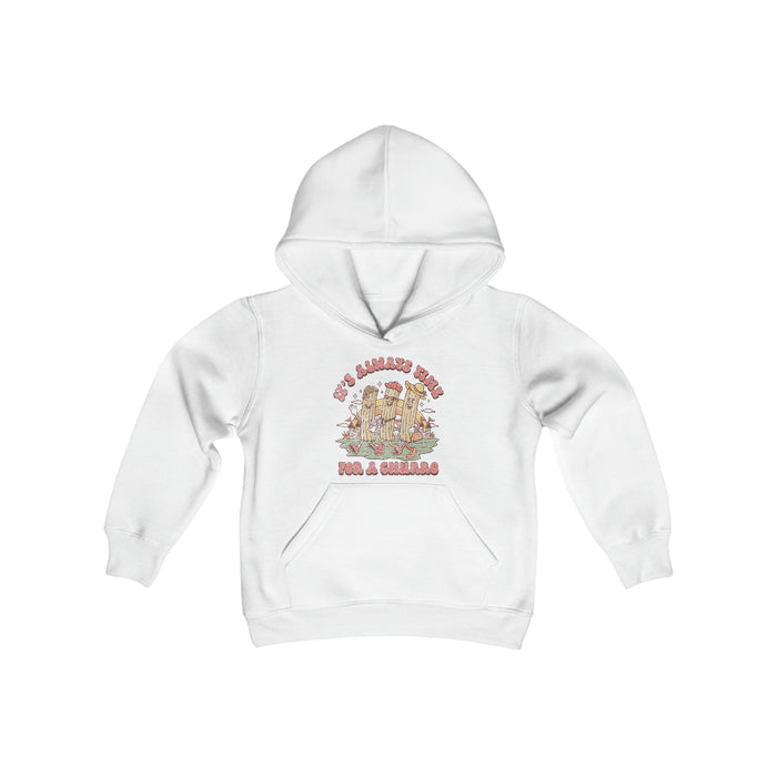 It's Always Time For A Churro Gildan Youth Heavy Blend Hooded Sweatshirt