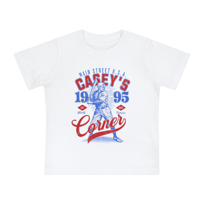 Casey’s Corner Distressed Bella Canvas Baby Short Sleeve T-Shirt