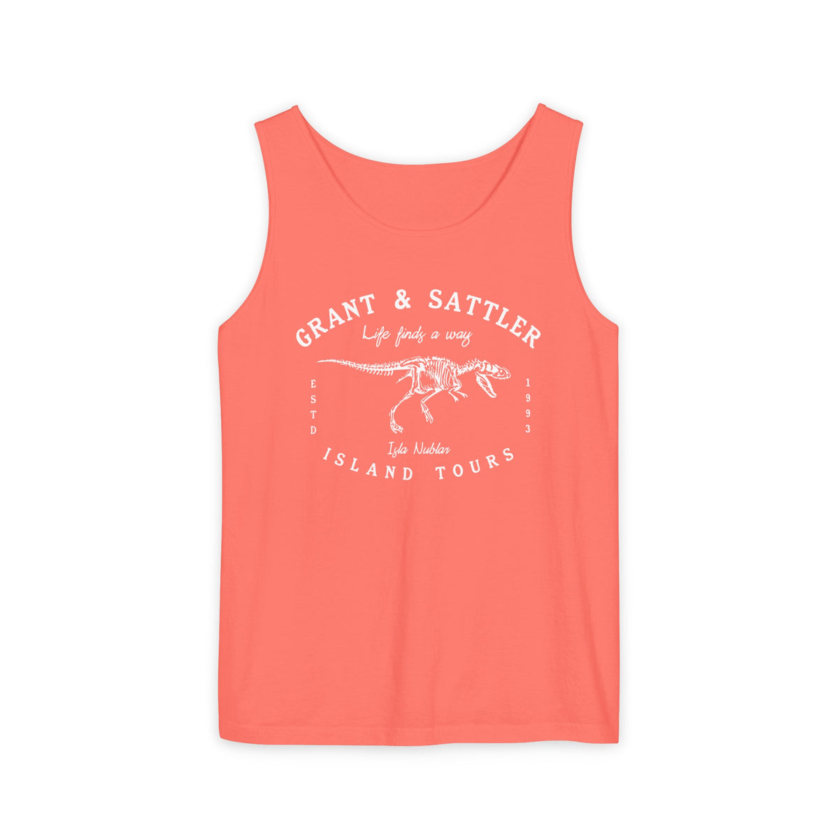 Grant & Sattler Island Tours Unisex Comfort Colors Garment-Dyed Tank Top