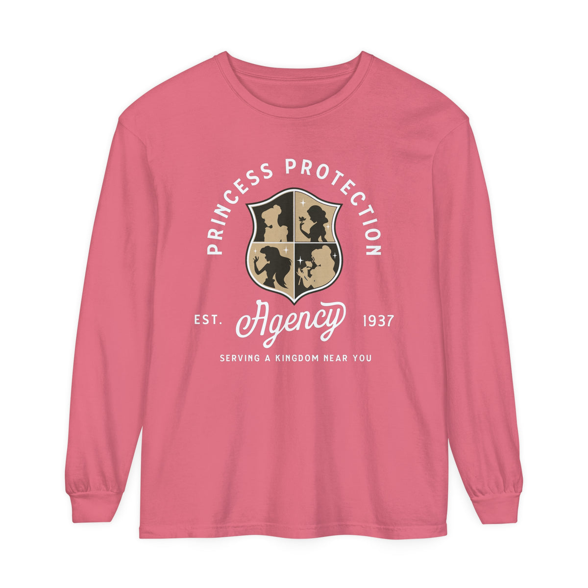 Princess Protection Agency Comfort Colors Unisex Garment-dyed Long Sleeve T-Shirt