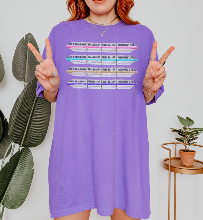 Monorails Comfort Colors Unisex Garment-Dyed T-shirt