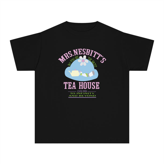 Mrs. Nesbitt’s Tea House Comfort Colors Youth Midweight Tee