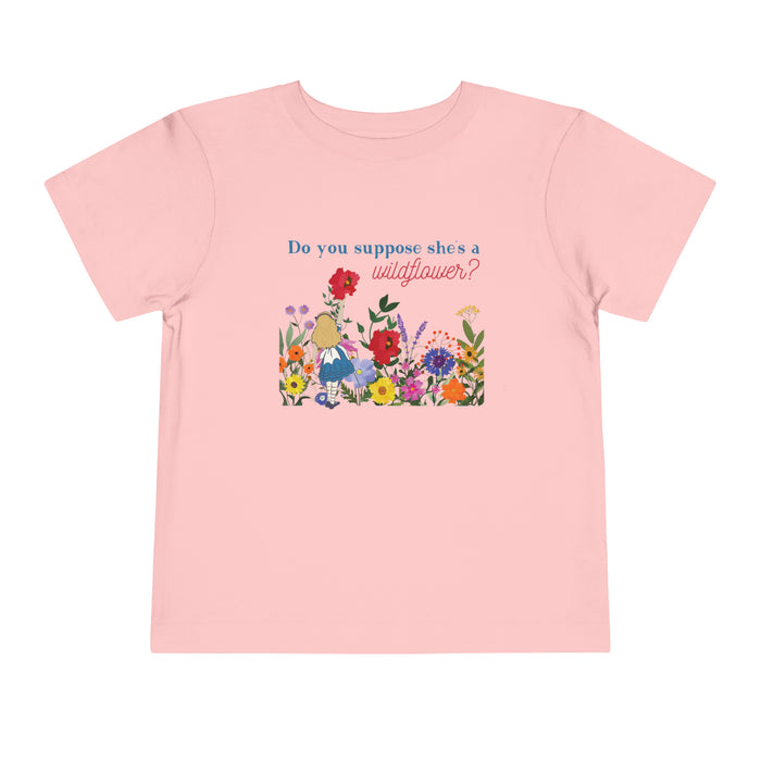 Do You Suppose She’s A Wildflower Bella Canvas Toddler Short Sleeve Tee