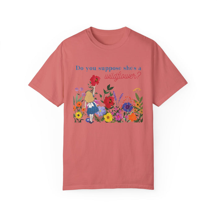 Do You Suppose She's A Wildflower Comfort Colors Unisex Garment-Dyed T-shirt